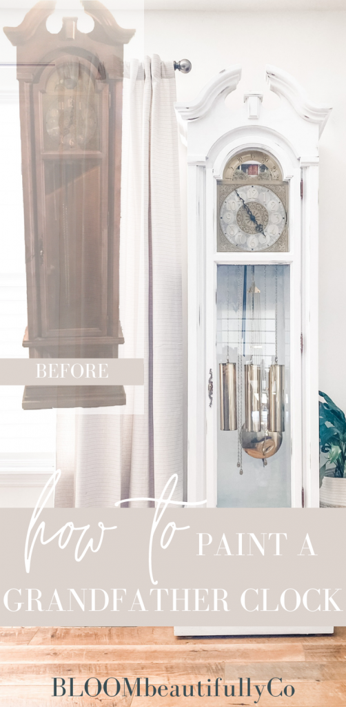 How to paint a grandfather clock Pinterest Pin Bloombeautifullyco