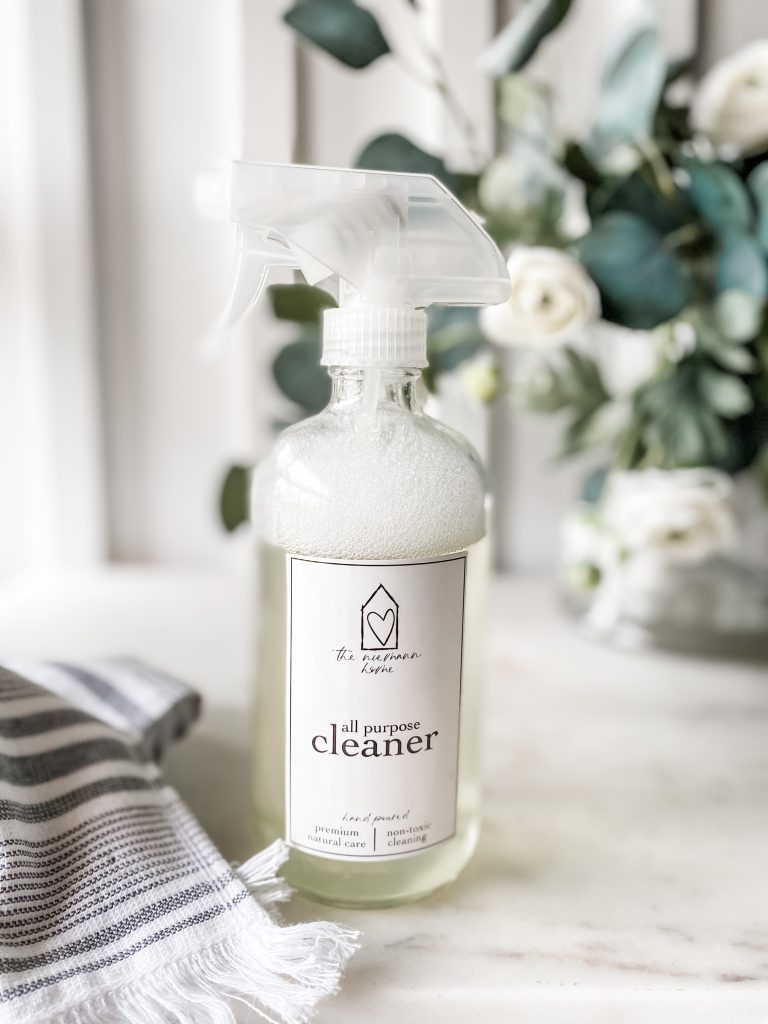 non-toxic all purpose cleaner glass bottle bloom beautifully